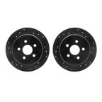 Dynamic Friction 8002-39029 Disc Brake Rotor Set - Rear - view 1