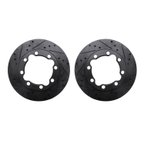 Dynamite Friction 8002-40000 Disc Brake Rotor Set - Front - view 1