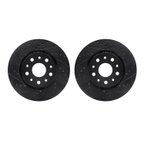 Dynamite Friction 8002-40102 Disc Brake Rotor Set - Rear - view 1