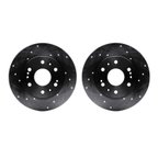 Dynamite Friction 8002-48009 Disc Brake Rotor Set - Front - view 1