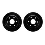 Dynamite Friction 8002-48057 Disc Brake Rotor Set - Rear - view 1