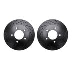 Dynamite Friction 8002-54094 Disc Brake Rotor Set - Front - view 1