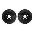 Dynamite Friction 8002-54143 Disc Brake Rotor Set - Front - view 1