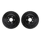 Dynamic Friction 8002-54200 Disc Brake Rotor Set - Rear - view 1