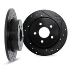 Dynamite Friction 8002-59050 Disc Brake Rotor Set - Rear - view 2