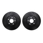 Dynamic Friction 8002-63024 Disc Brake Rotor Set - Front - view 1