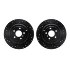 Dynamic Friction 8002-63133 Disc Brake Rotor Set - Rear - view 1