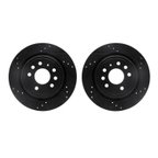 Dynamite Friction 8002-65017 Disc Brake Rotor Set - Rear - view 1