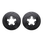 Dynamite Friction 8002-67020 Disc Brake Rotor Set - Front - view 1