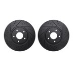 Dynamite Friction 8002-67058 Disc Brake Rotor Set - Front - view 1