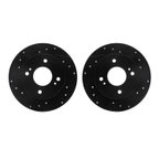 Dynamic Friction 8002-67088 Disc Brake Rotor Set - Rear - view 1