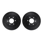 Dynamite Friction 8002-68009 Disc Brake Rotor Set - Front - view 1
