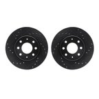 Dynamic Friction 8002-72026 Disc Brake Rotor Set - Front - view 1