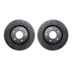 Dynamite Friction 8002-72039 Disc Brake Rotor Set - Front - view 1
