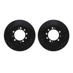 Dynamic Friction 8002-72043 Disc Brake Rotor Set - Rear - view 1