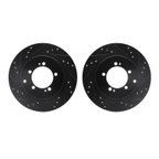 Dynamite Friction 8002-72050 Disc Brake Rotor Set - Rear - view 1