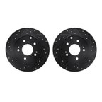 Dynamite Friction 8002-72058 Disc Brake Rotor Set - Rear - view 1