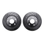 Dynamite Friction 8002-73069 Disc Brake Rotor Set - Rear - view 1