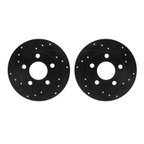 Dynamite Friction 8002-74044 Disc Brake Rotor Set - Rear - view 1