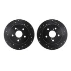 Dynamite Friction 8002-75021 Disc Brake Rotor Set - Rear - view 1