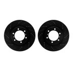 Dynamite Friction 8002-76012 Disc Brake Rotor Set - Front - view 1