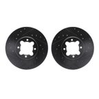 Dynamic Friction 8002-76037 Disc Brake Rotor Set - Front - view 1