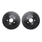 Dynamite Friction 8002-76052 Disc Brake Rotor Set - Front - view 1
