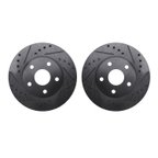 Dynamic Friction 8002-76069 Disc Brake Rotor Set - Front - view 1
