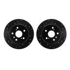 Dynamic Friction 8002-76106 Disc Brake Rotor Set - Rear - view 1