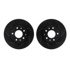 Dynamic Friction 8002-80013 Disc Brake Rotor Set - Front - view 1