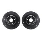 Dynamic Friction 8002-80052 Disc Brake Rotor Set - Rear - view 1