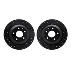 Dynamite Friction 8002-80069 Disc Brake Rotor Set - Rear - view 1