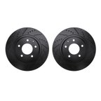 Dynamite Friction 8002-80083 Disc Brake Rotor Set - Rear - view 1