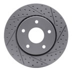 Dynamic Friction 830-40107R Disc Brake Rotor - Front Right - view 1