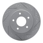 Dynamic Friction 830-52010R Disc Brake Rotor - Rear Right - view 1