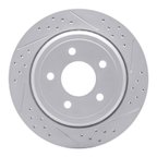 Dynamic Friction 830-56020R Disc Brake Rotor - Rear Right - view 1