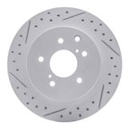Dynamic Friction 830-67034L Disc Brake Rotor - Rear Left - view 1
