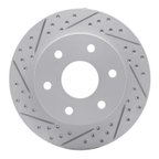 Dynamic Friction 830-67080L Disc Brake Rotor - Front Left - view 2
