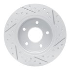 Dynamic Friction 830-67113L Disc Brake Rotor - Rear Left - view 5