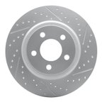 Dynamic Friction 830-73053R Disc Brake Rotor - Rear Right - view 5