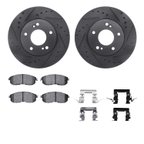 Dynamite Friction 8512-67056 Disc Brake Kit - Front - view 1
