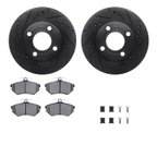 Dynamite Friction 8512-73008 Disc Brake Kit - Front - view 1