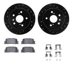 Dynamite Friction 8512-76122 Disc Brake Kit - Rear - view 1
