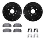 Dynamite Friction 8512-76134 Disc Brake Kit - Rear - view 1