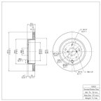 Dynamite Friction 900-13022 Disc Brake Rotor - Rear - view 6