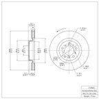 Dynamite Friction 900-31054D Disc Brake Rotor - Front Left - view 7