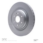 Dynamite Friction 900-47079 Disc Brake Rotor - Front - view 2