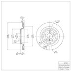 Dynamite Friction 900-63140 Disc Brake Rotor - Rear - view 6