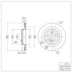 Dynamite Friction 900-63150 Disc Brake Rotor - Rear - view 7