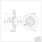 Dynamite Friction 900-73082 Disc Brake Rotor - Rear - view 7